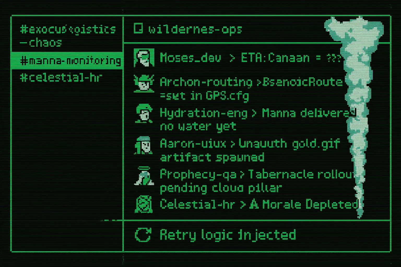 Slack Thread: Exodus Logistics Chaos (Incident #EX-1300) image