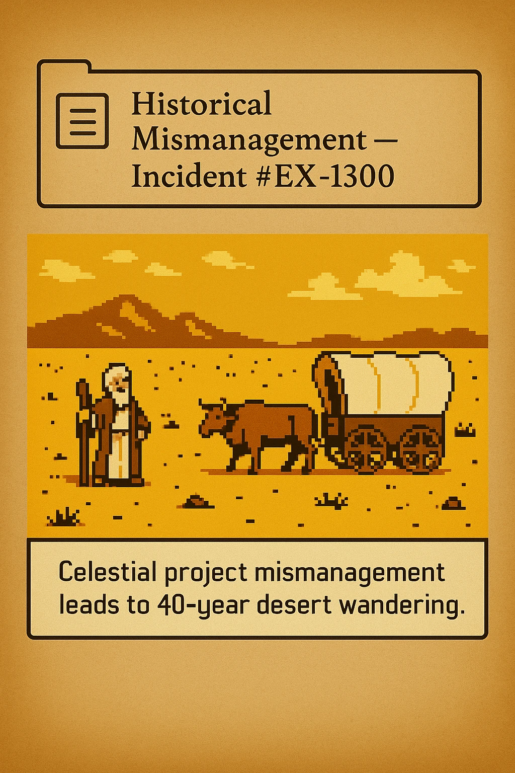 Historical Mismanagement: The Exodus Logistics Disaster image