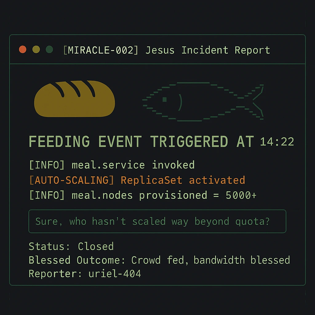 Miracle: Feeding the 5000: Auto-Scaling Loaf Balancer image