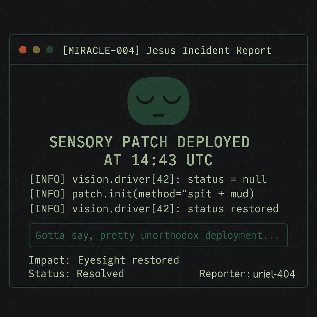 Miracle: Healing the Blind: Sensory Patch Deployment image