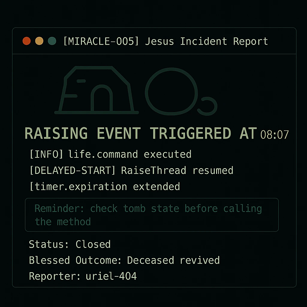 Miracle: Raising Lazarus: Cold Boot Resurrection image